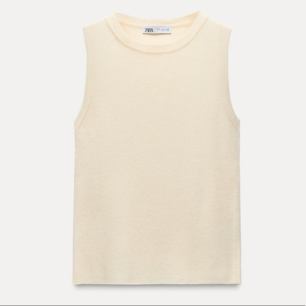 ZARA plain knit top
